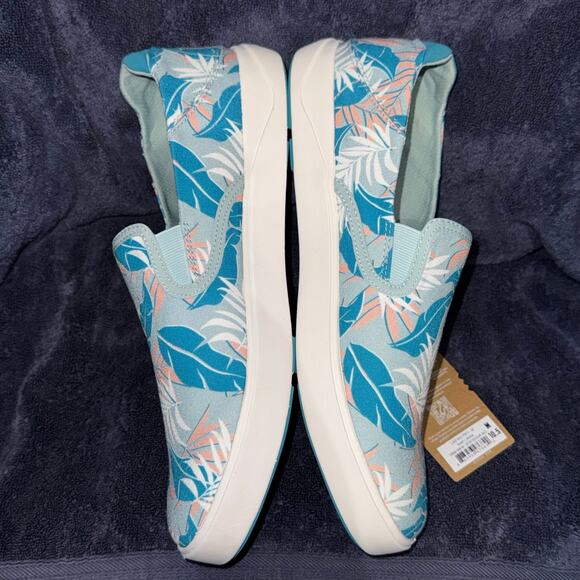 OluKai Lae'Ahi Pa'i Mens Size 10.5 Shoes Swell/Aloha Blue Floral Slip On Sneaker - Picture 7 of 11
